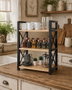 Hermia Axis Organizador de Cocina Negro